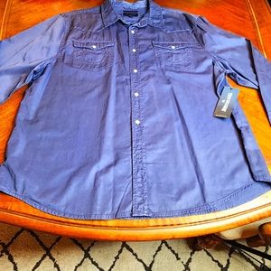 NWOT True Religion LS Western Shirt XXL